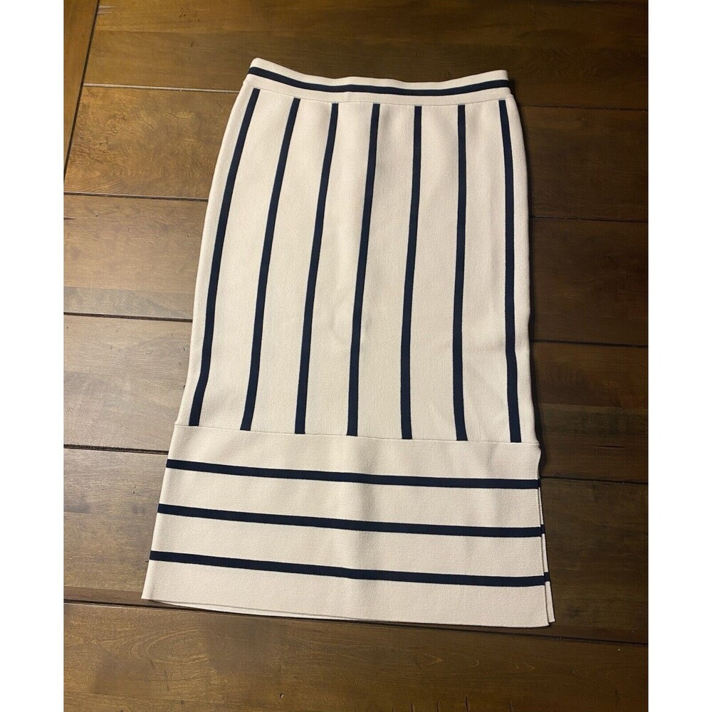 New +Tag~ Banana Republic ~ Stripe Knit Pencil Skirt ~Navy & White Stripe- XS